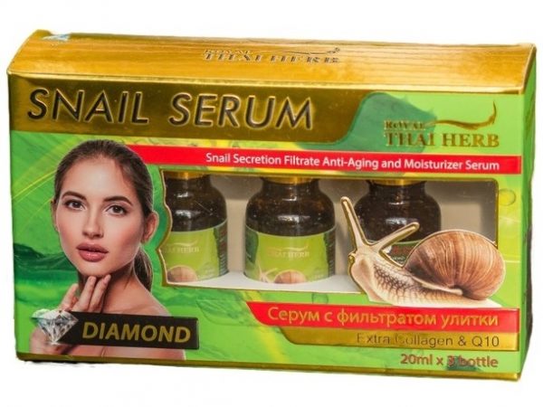 Сыворотка с улиточной слизью Royal Thai Herb 3 шт по 20 мл