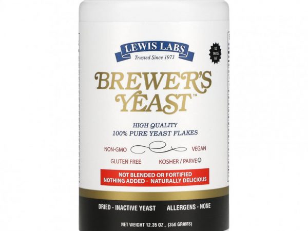Lewis Labs, Brewer's Yeast , 12.35 oz (350 g)