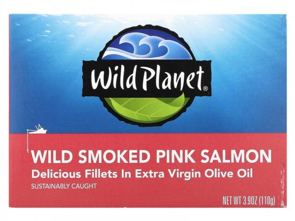 Wild Planet, Горбуша дикого копчения, 110 г (3,9 унции)