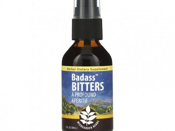 WishGarden Herbs, Badass Bitters, отличный аперитив, 59 мл (2 жидк. Унции)