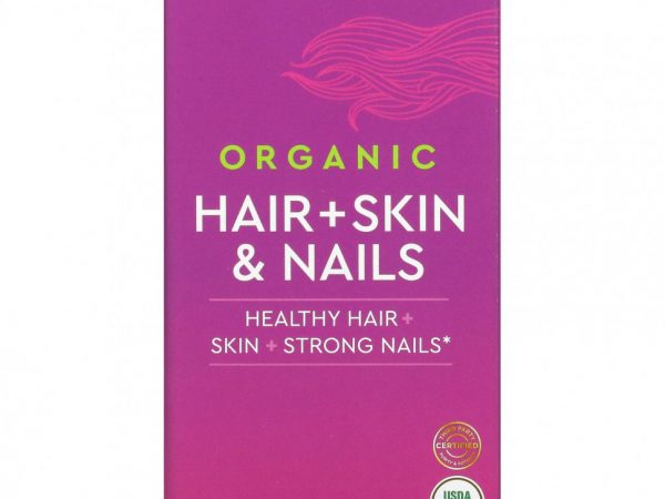 Viva Naturals, Органические волосы, кожа и ногти, 120 таблеток