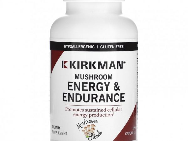 Kirkman Labs, Гриб, энергия и выносливость, 120 капсул