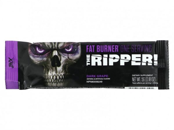 JNX Sports, The Ripper, сжигатель жира, темный виноград, 1 шт., 5 г (0,18 унции)