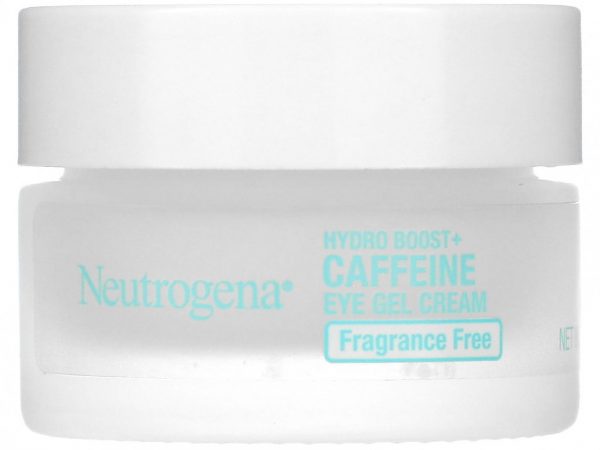 Neutrogena, Крем-гель для кожи вокруг глаз с кофеином Hydro Boost, без отдушек, 14 г (0,5 унции)