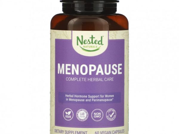 Nested Naturals, Menopause Complete Herbal Care, 60 веганских капсул