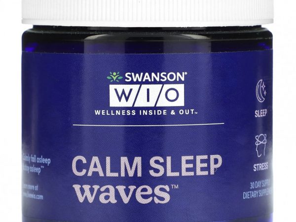 Swanson WIO, Calm Sleep Waves, 30 таблеток