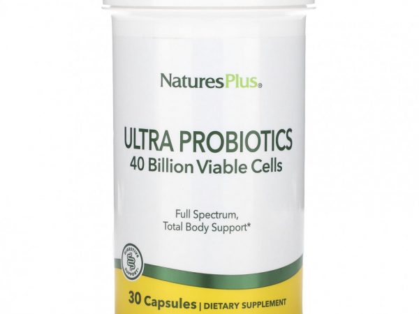 NaturesPlus, Ультрапробиотики, 40 млрд, 30 капсул
