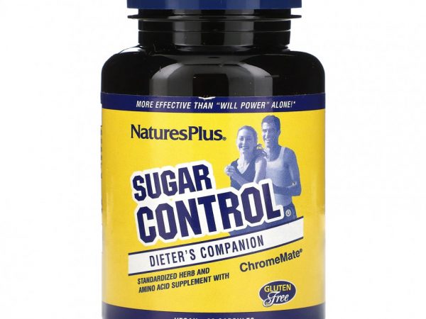 NaturesPlus, Sugar Control, Dieter's Companion, 60 капсул