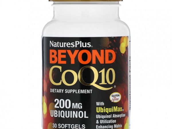 NaturesPlus, Beyond CoQ10, 200 мг, 30 мягких таблеток