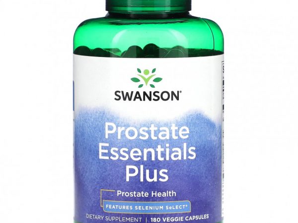 Swanson, Prostate Essential Plus, 180 растительных капсул