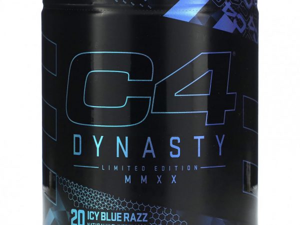 Cellucor, C4 Dynasty, Limited Edition MMXX, Icy Blue Razz, 570 г (1,26 фунта)