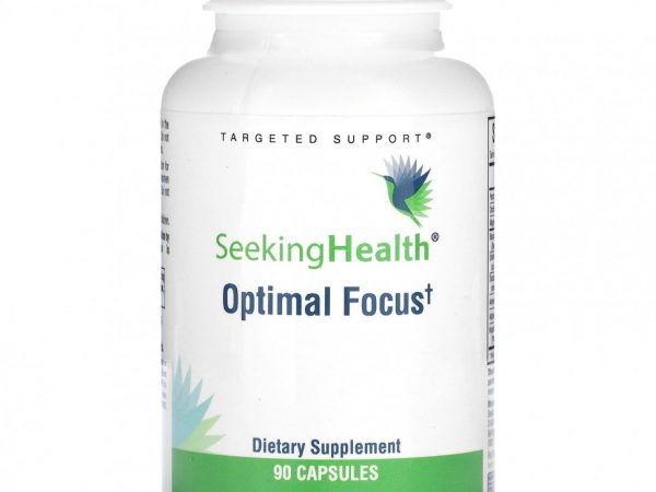 Seeking Health, Optimal Focus, 90 капсул