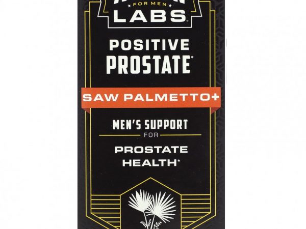 Action Labs, Positive Prostate, пальма сереноа, поддержка для мужчин, 100 растительных капсул