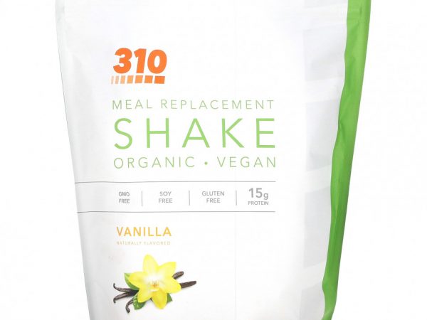 310 Nutrition, Органический заменитель еды, ваниль, 812 г (28,6 унции)
