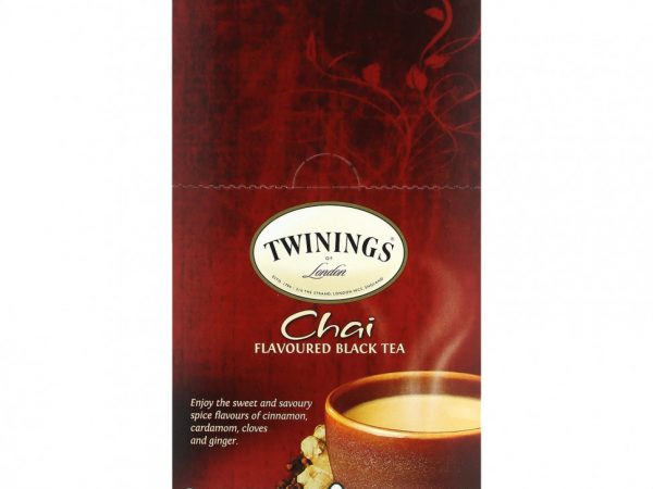 Twinings, Ароматизированный черный чай, чай, 24 чашки, по 3,4 г (0,12 унции)