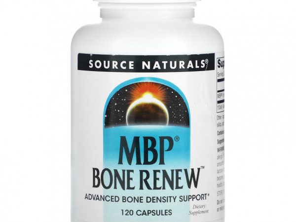 Source Naturals, Обновление костей MBP, 120 капсул