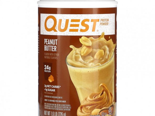 Quest Nutrition, Протеиновый порошок, арахисовая паста, 726 г (1,6 фунта)