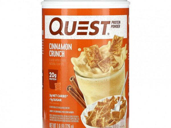 Quest Nutrition, Протеиновый порошок, хрустящая корица, 726 г (1,6 фунта)
