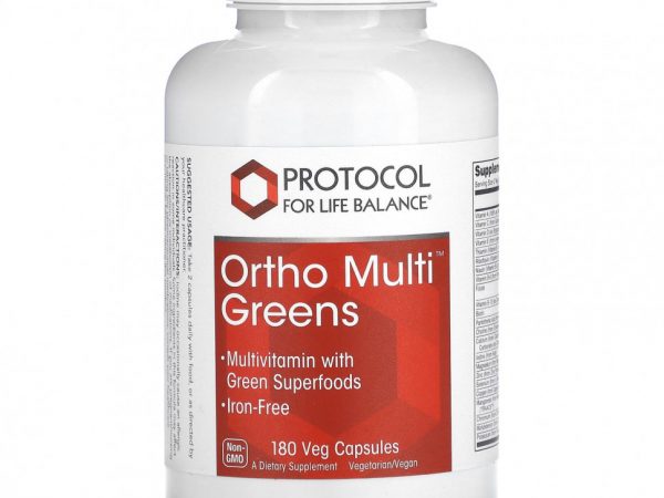 Protocol for Life Balance, Ortho Multi Greens, 180 растительных капсул