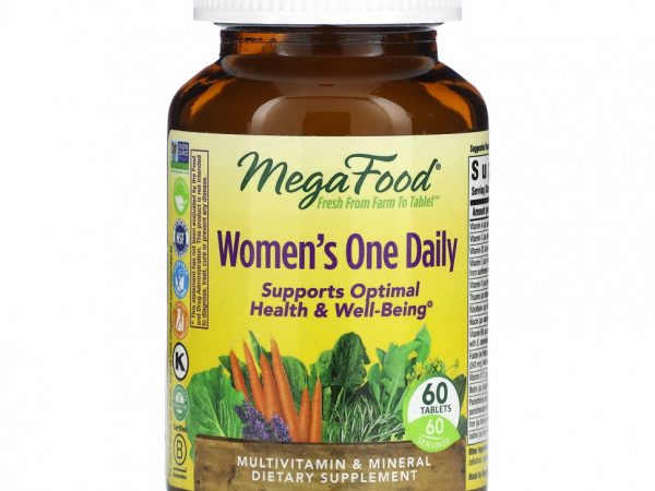 MegaFood, Women's One Daily, 60 таблеток