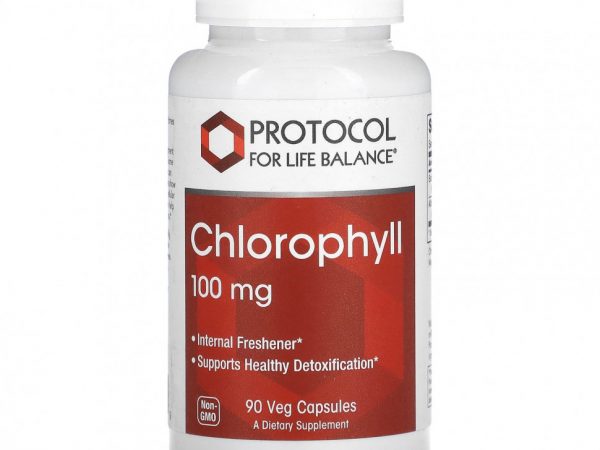 Protocol for Life Balance, хлорофилл, 100 мг, 90 растительных капсул