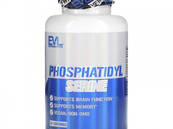 EVLution Nutrition, Фосфатидилсерин, 60 растительных капсул