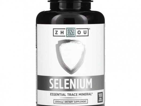 Zhou Nutrition, Селен, 200 мкг, 100 растительных капсул