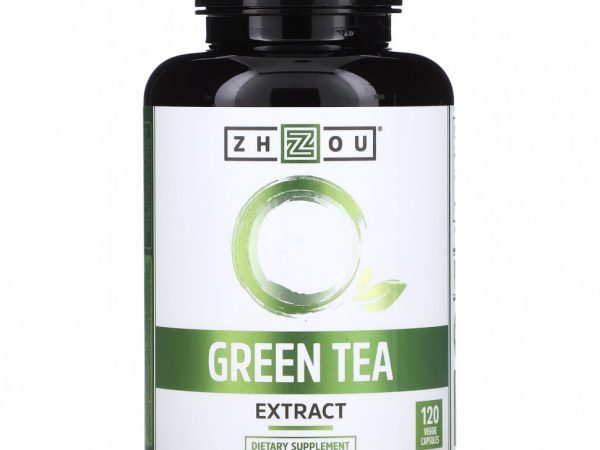 Zhou Nutrition, Экстракт зеленого чая, 120 растительных капсул