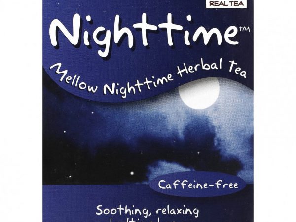 NOW Foods, Real Tea, для вечернего приема, без кофеина, 24 чайных пакетика, 48 г (1,7 унции)