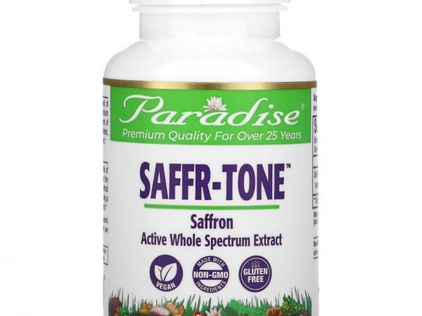 Paradise Herbs, Saffr-Tone, 60 вегетарианских капсул