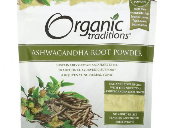 Organic Traditions, Порошок из корня ашваганды, 200 г (7 унций)