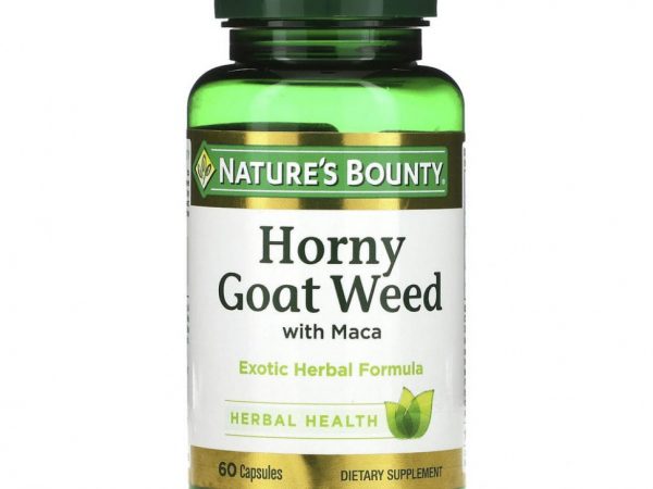 Nature's Bounty, Трава Горянки с Мака 60 капсул