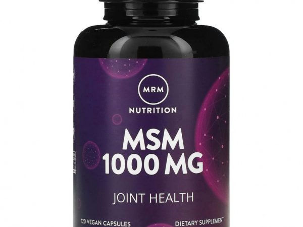 MRM, Nutrition, МСМ, 1000 мг, 120 веганских капсул