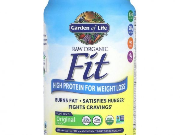 Garden of Life, RAW Organic Fit, высокое содержание протеина для снижения веса, оригинальный продукт, 890 г (31,39 унции)