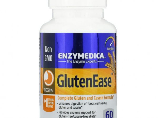 Enzymedica, GlutenEase, 60 капсул
