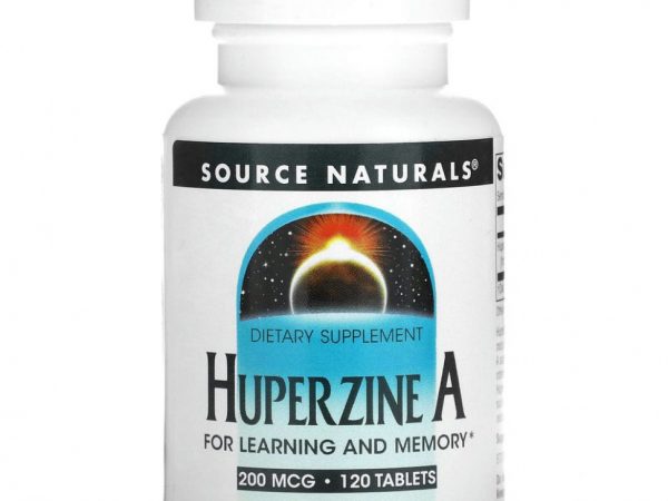 Source Naturals, гуперзин А, 200 мкг, 120 таблеток