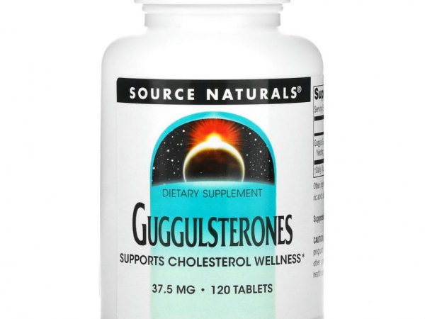 Source Naturals, гуггулстероны, 37,5 мг, 120 таблеток