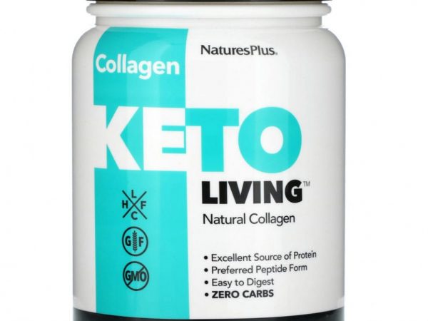 NaturesPlus, Keto Living, натуральный коллаген, 1,36 фунта (616 г)