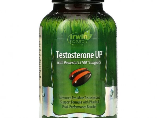 Irwin Naturals, Testosterone UP, 60 жидкостных желатиновых капсул