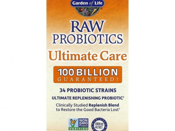 Garden of Life, RAW Probiotics Ultimate Care, 30 вегетарианских капсул