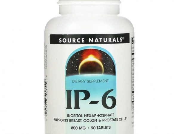 Source Naturals, IP-6, 800 мг, 90 таблеток