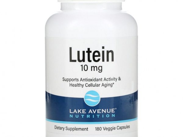 Lake Avenue Nutrition, лютеин, 10 мг, 180 растительных капсул