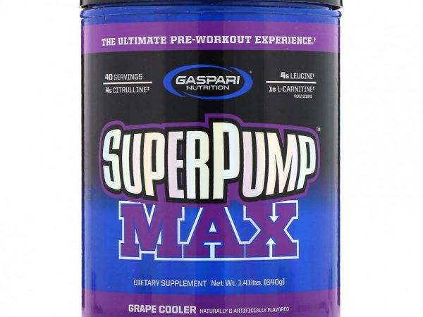Gaspari Nutrition, SuperPump Max, охладитель для винограда, 640 г (1,41 фунта)