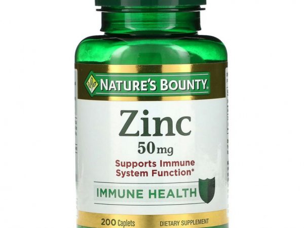 Nature's Bounty, Цинк, 50 мг, 200 капсул