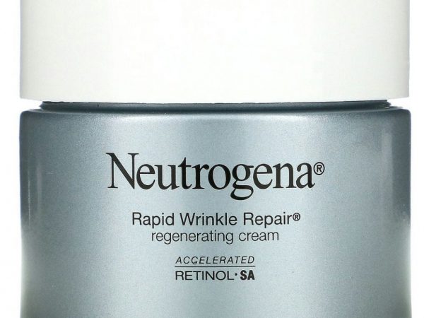 Neutrogena, Rapid Wrinkle Repair, восстанавливающий крем, 48 г (1,7 унции)