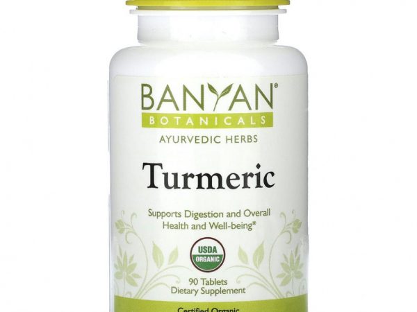 Banyan Botanicals, Куркума, 90 таблеток