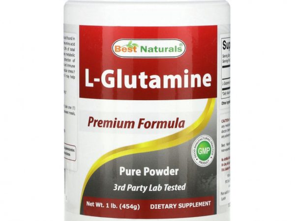 Best Naturals, L-глютамин, 454 г (1 фунт)