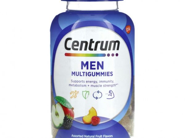 Centrum, Мультивитамины для мужчин, ассорти из натуральных фруктов, 170 жевательных таблеток