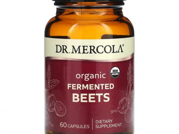 Dr. Mercola, Органическая ферментированная свекла, 60 капсул