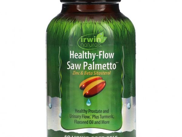 Irwin Naturals, Healthy Flow Saw Palmetto, 60 Liquid Soft-Gels